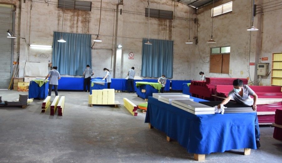Guangzhou Wuyang Yiguan Acoustic Materials Co., Ltd. メーカー生産ライン