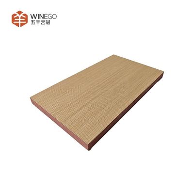 Eco Certified  Micro Perforated Veneer For Commercial Acoustic Wall Panel