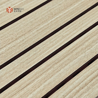 Elevate Acoustic Design with Winego Grooved Panels for Premium Sound Environments