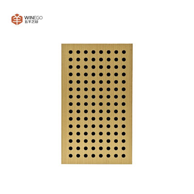 電影院の壁と天井の防音のための耐火孔式音響パネル